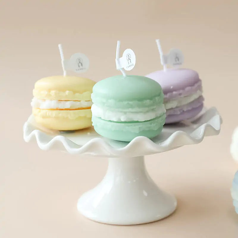 Eco-Friendly Scented Macaron Wax Candle