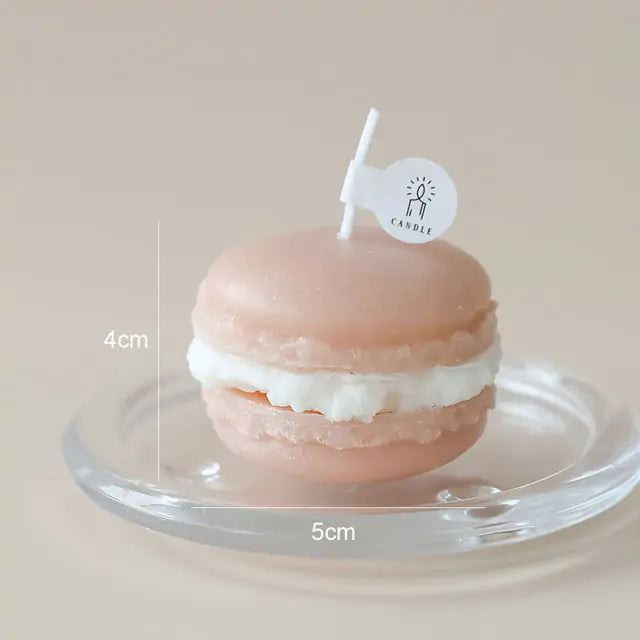 Eco-Friendly Scented Macaron Wax Candle