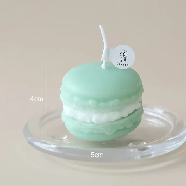 Eco-Friendly Scented Macaron Wax Candle