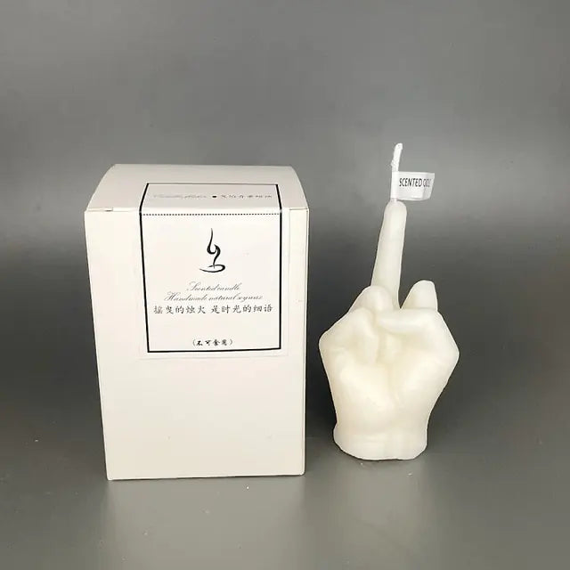 Creative Middle Finger Shaped Scented Candles