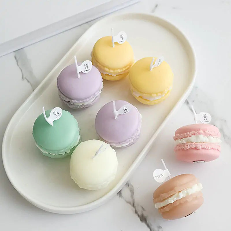 Eco-Friendly Scented Macaron Wax Candle