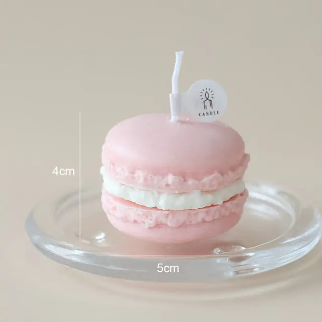 Eco-Friendly Scented Macaron Wax Candle