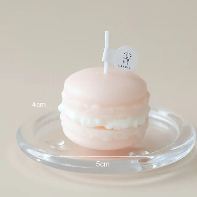 Eco-Friendly Scented Macaron Wax Candle