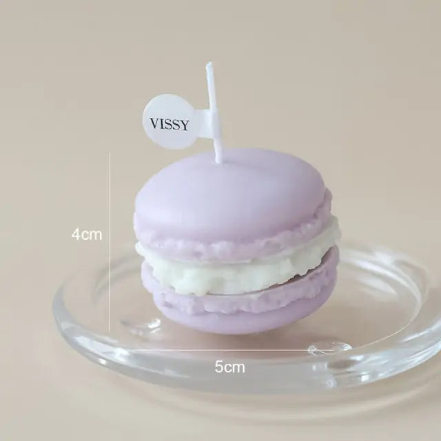 Eco-Friendly Scented Macaron Wax Candle