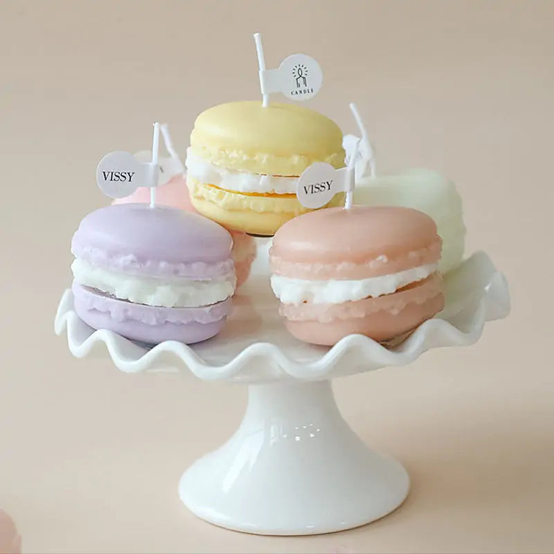 Eco-Friendly Scented Macaron Wax Candle